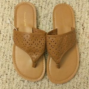 Girls brown sandals